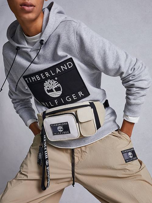 Tommy Hilfiger TOMMYXTIMBERLAND Reimagined Bum Çanta Erkek Haki | TH590BCG