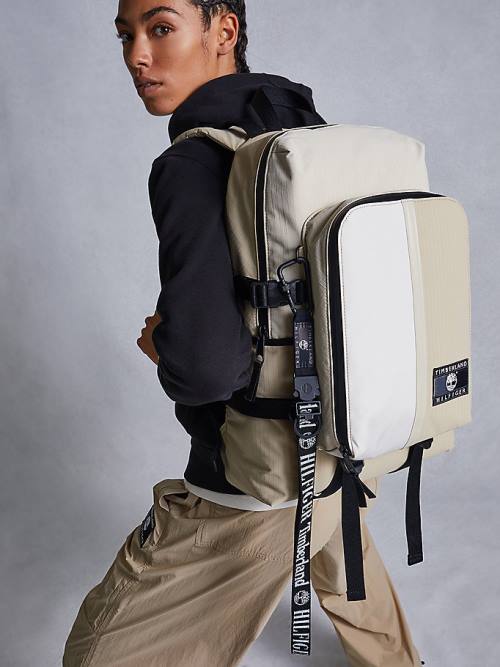 Tommy Hilfiger TOMMYXTIMBERLAND Reimagined Backpack Çanta Erkek Haki | TH968QZS