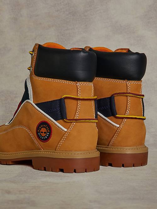 Tommy Hilfiger TOMMYXTIMBERLAND Remixed C&S Bot Kadın Sarı | TH801GET