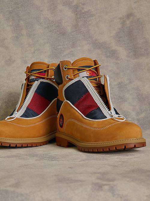 Tommy Hilfiger TOMMYXTIMBERLAND Remixed C&S Bot Kadın Sarı | TH801GET