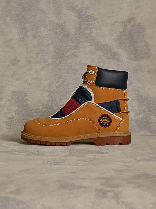 Tommy Hilfiger TOMMYXTIMBERLAND Remixed C&S Bot Kadın Sarı | TH801GET