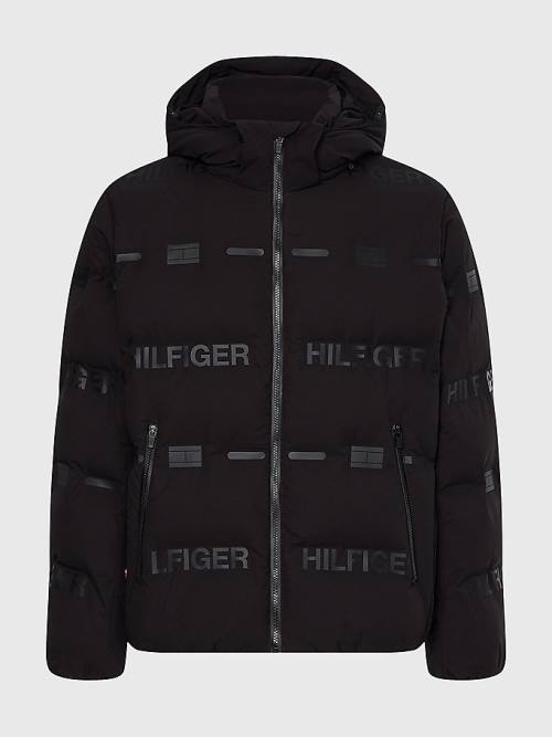 Tommy Hilfiger Tech Essential GORE-TEX Puffer Ceket Erkek Siyah | TH790ENT