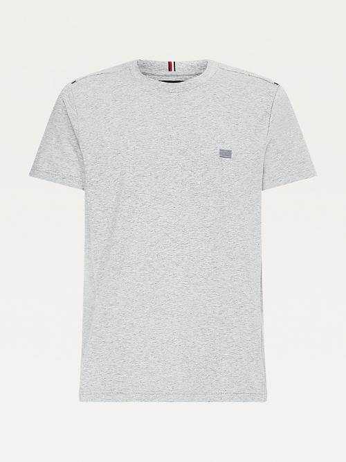 Tommy Hilfiger Tech Essential Organic Jersey Tişört Erkek Gri | TH564PSD