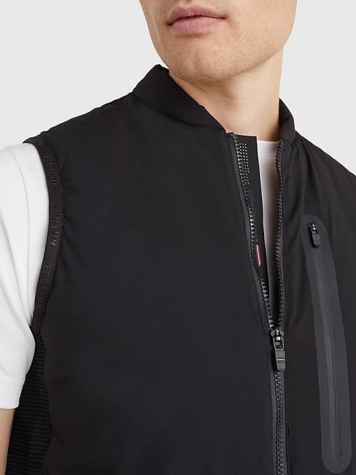 Tommy Hilfiger Tech Essentials TH Warm Padded Vest Kaban Erkek Siyah | TH305CNO