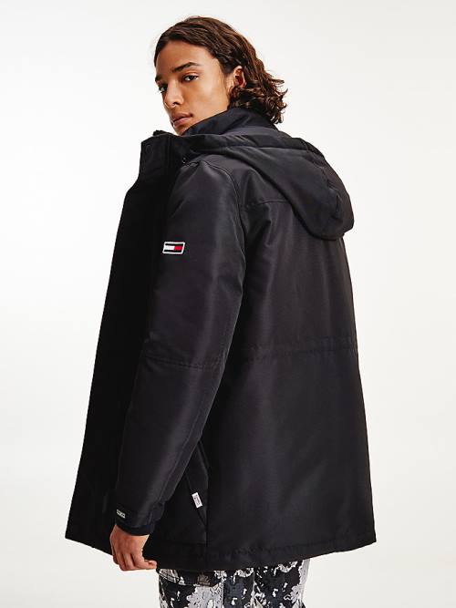 Tommy Hilfiger Tech Padded Parka Ceket Erkek Siyah | TH634OLS