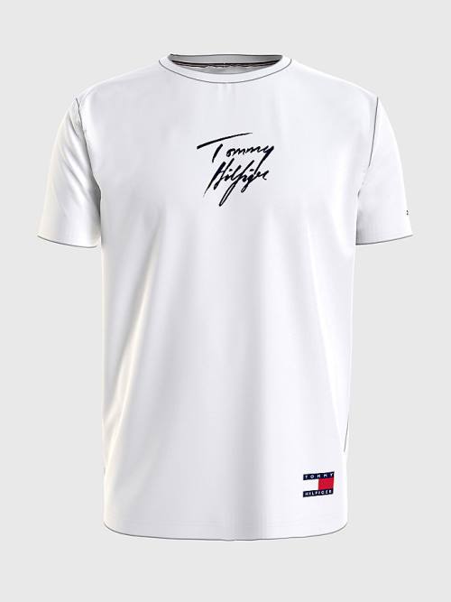 Tommy Hilfiger Tommy 85 Signature Logo Pijama Erkek Beyaz | TH527YRN