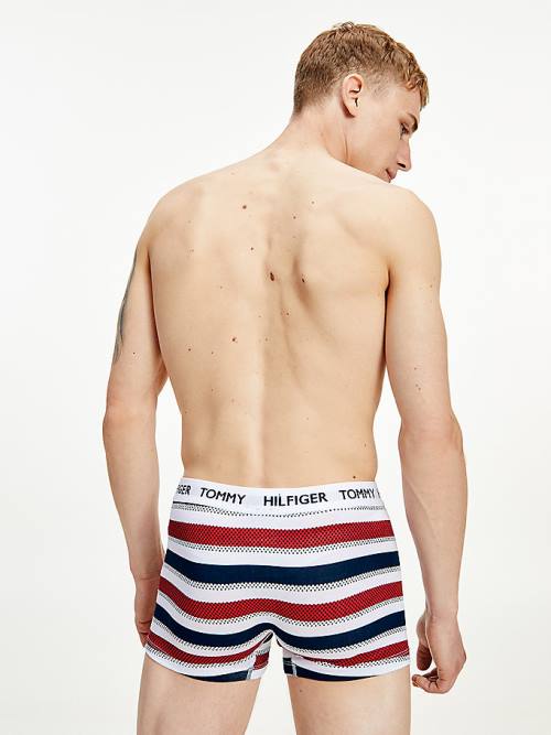 Tommy Hilfiger Tommy 85 Stretch Pamuklu Logo Trunks İç Giyim Erkek Bej Rengi | TH608SJY