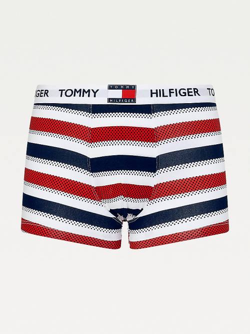 Tommy Hilfiger Tommy 85 Stretch Pamuklu Logo Trunks İç Giyim Erkek Bej Rengi | TH608SJY