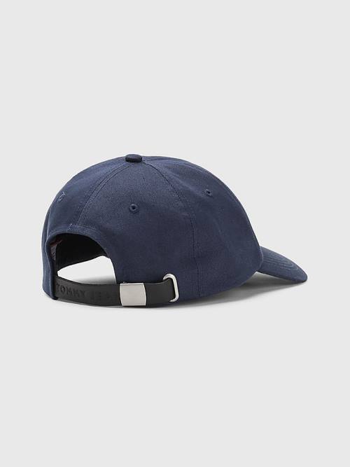 Tommy Hilfiger Tommy Badge Cap Şapka Erkek Mavi | TH384GQN