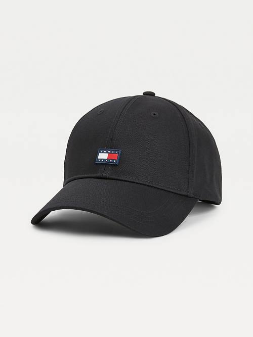 Tommy Hilfiger Tommy Badge Gündelik Utility Cap Şapka Erkek Siyah | TH936NBI