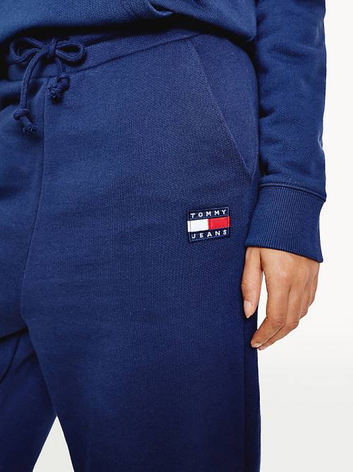 Tommy Hilfiger Tommy Badge Relaxed Joggers Pantolon Kadın Mavi | TH071ZCM