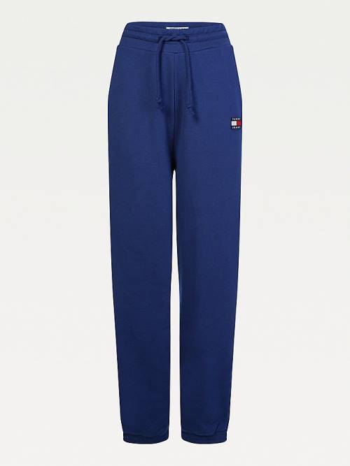 Tommy Hilfiger Tommy Badge Relaxed Joggers Pantolon Kadın Mavi | TH071ZCM