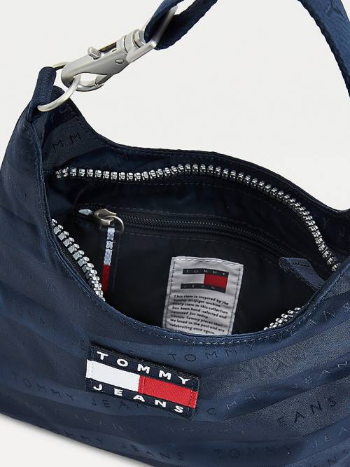 Tommy Hilfiger Tommy Badge Shoulder Çanta Kadın Mavi | TH289IZC