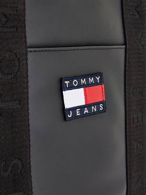 Tommy Hilfiger Tommy Badge Tote Çanta Kadın Siyah | TH025SJR