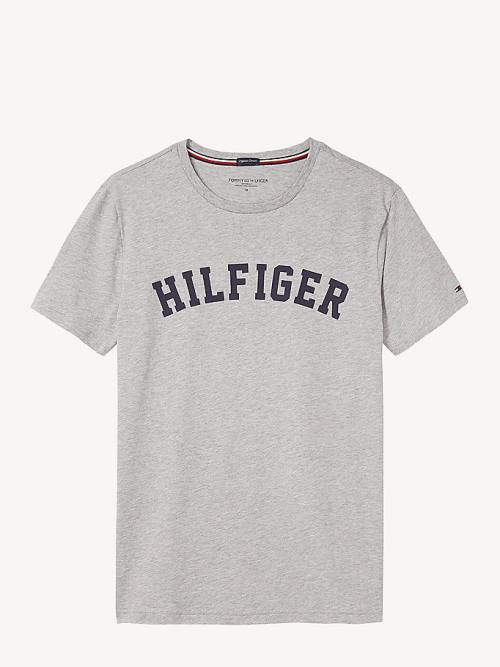 Tommy Hilfiger Tommy Hilfiger Logo Pijama Erkek Gri | TH041ROQ