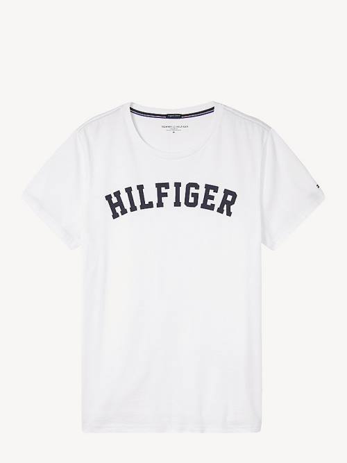 Tommy Hilfiger Tommy Hilfiger Logo Pijama Erkek Beyaz | TH971NKL