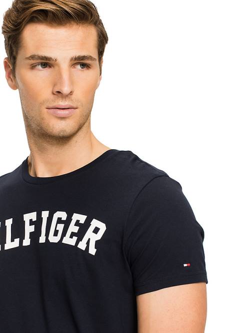 Tommy Hilfiger Tommy Hilfiger Logo Pijama Erkek Mavi | TH986CEJ