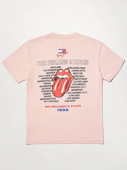 Tommy Hilfiger Tommy Revisited Rolling Stones Tişört Erkek Pembe | TH157ZYA