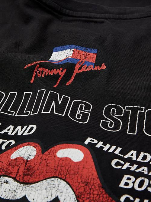 Tommy Hilfiger Tommy Revisited Rolling Stones Tişört Erkek Siyah | TH631JZQ