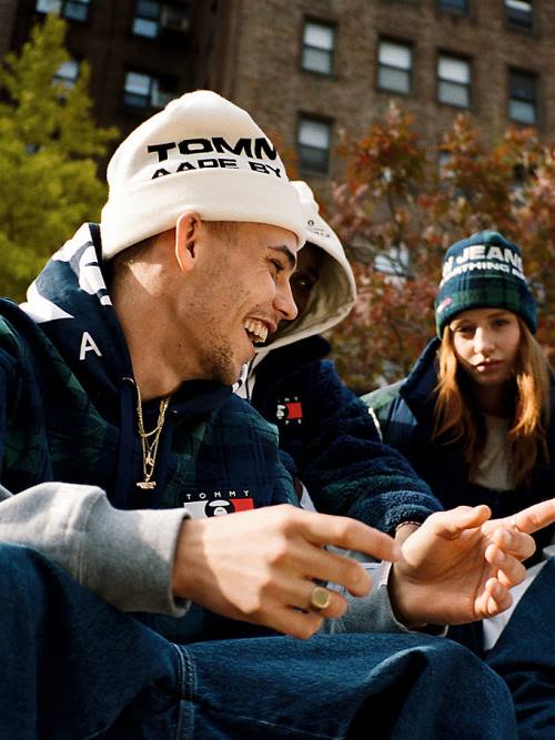 Tommy Hilfiger Tommy X AAPE Beanie Şapka Erkek Beyaz | TH573MVU