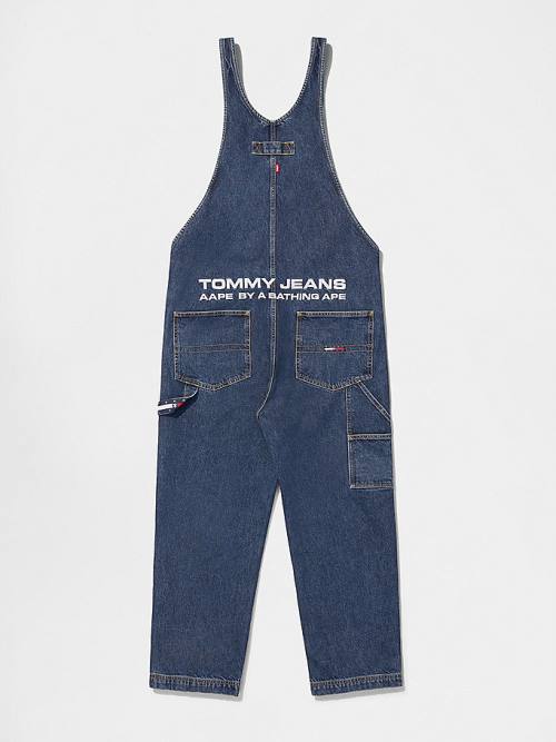 Tommy Hilfiger Tommy X AAPE Denim Dungarees Jean Pantolon Erkek Denim | TH587RJK