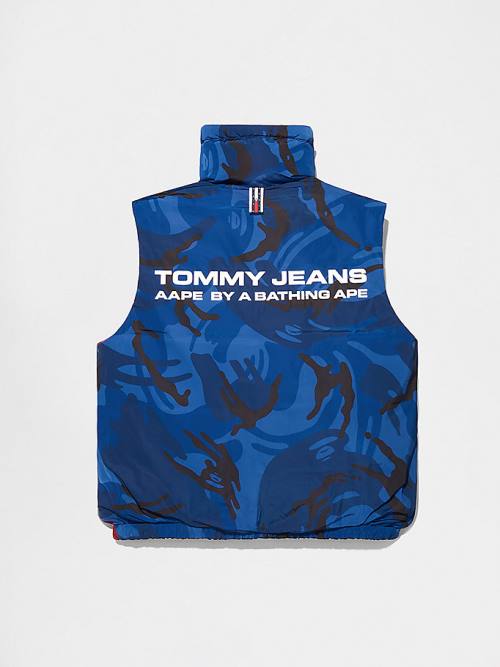 Tommy Hilfiger Tommy X AAPE Reversible Vest Kaban Erkek Siyah | TH093TEI