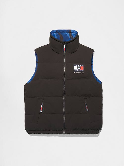 Tommy Hilfiger Tommy X AAPE Reversible Vest Kaban Erkek Siyah | TH093TEI