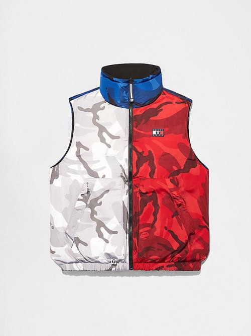 Tommy Hilfiger Tommy X AAPE Reversible Vest Kaban Erkek Siyah | TH093TEI