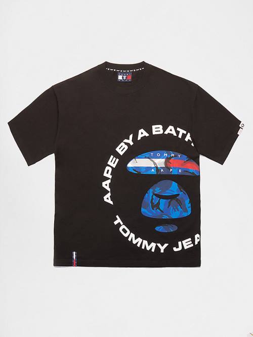 Tommy Hilfiger Tommy X AAPE Tişört Erkek Siyah | TH061URZ