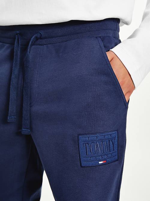 Tommy Hilfiger Tonal Joggers Pantolon Erkek Mavi | TH691TIK