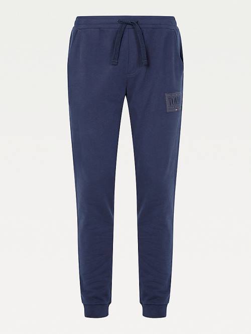 Tommy Hilfiger Tonal Joggers Pantolon Erkek Mavi | TH691TIK