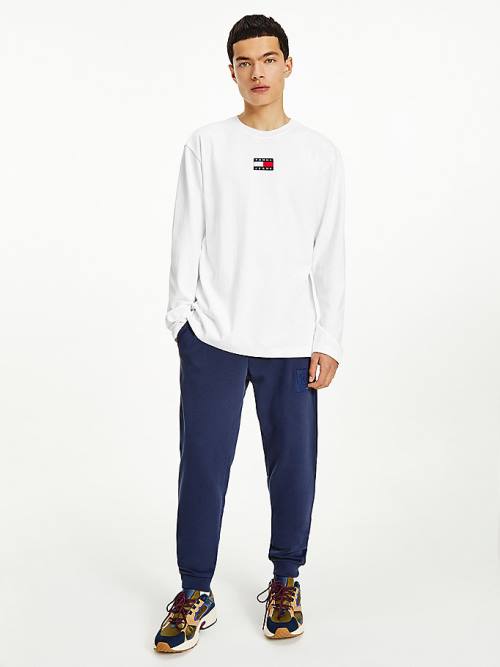 Tommy Hilfiger Tonal Joggers Pantolon Erkek Mavi | TH691TIK