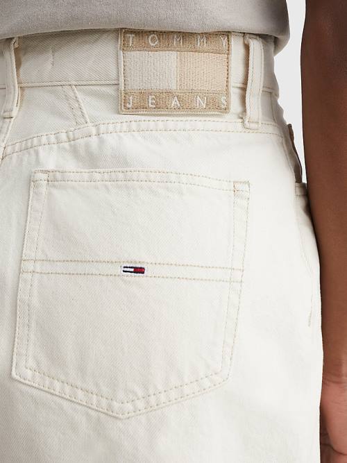 Tommy Hilfiger Tonal Logo Denim Mini Etek Kadın Denim | TH568CAF