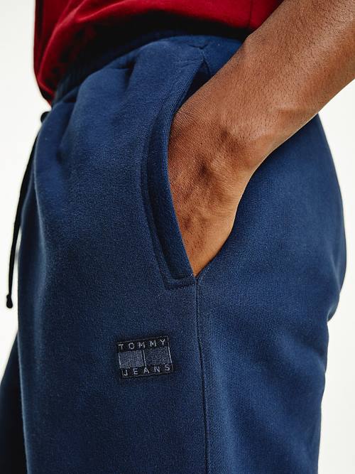 Tommy Hilfiger Tonal Logo Relaxed Fit Joggers Pantolon Erkek Mavi | TH310EHI