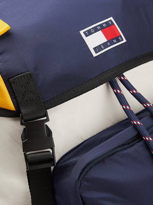 Tommy Hilfiger Travel Flap Backpack Çanta Erkek Mavi | TH508KMF