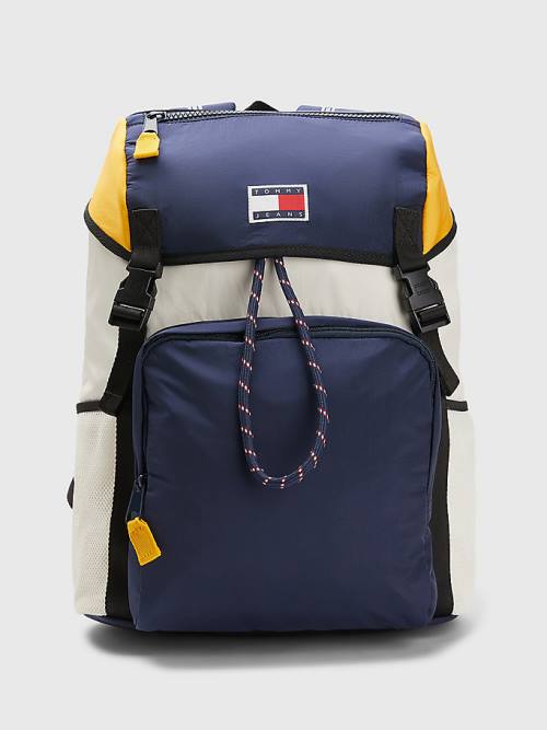 Tommy Hilfiger Travel Flap Backpack Çanta Erkek Mavi | TH508KMF