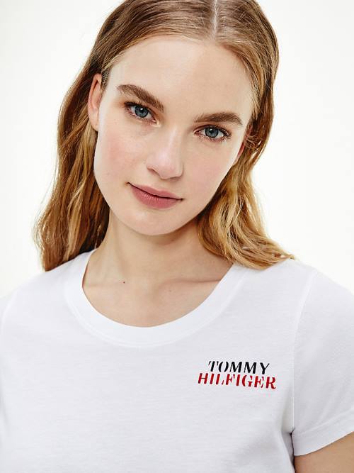 Tommy Hilfiger Ultra Soft Lounge Tişört Kadın Beyaz | TH341EYX