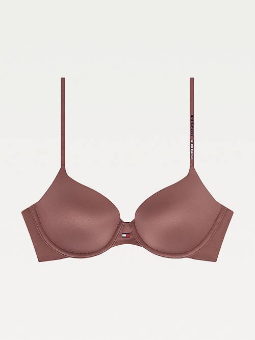 Tommy Hilfiger Ultra Soft Push-Up Bra İç Giyim Kadın Mor | TH190PHE