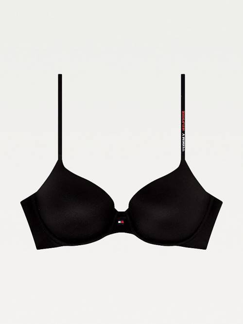 Tommy Hilfiger Ultra Soft Push-Up Bra İç Giyim Kadın Siyah | TH270SXL