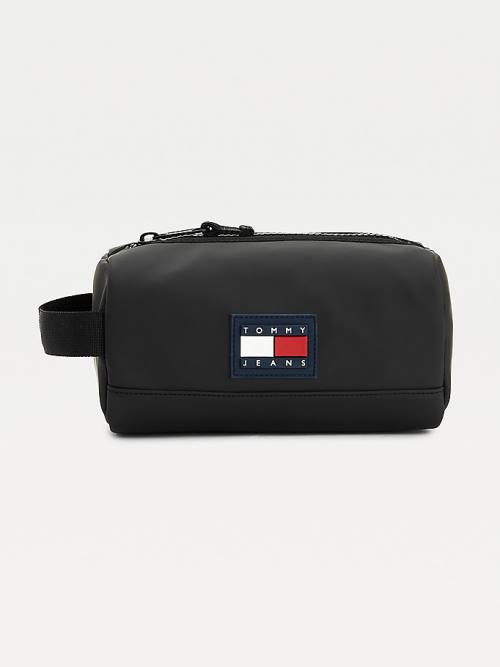 Tommy Hilfiger Urban Zipped Washbag Çanta Erkek Siyah | TH624EMK