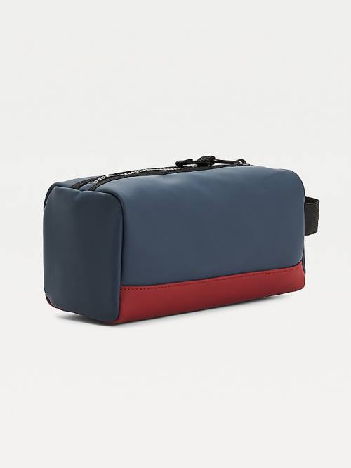 Tommy Hilfiger Urban Zipped Washbag Çanta Erkek Mavi | TH657HYV