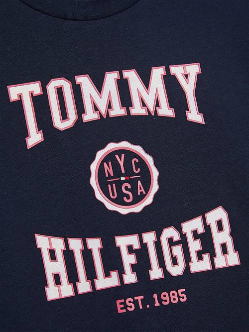 Tommy Hilfiger Varsity Tişört Kiz Çocuk Mavi | TH091TZA