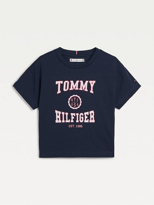 Tommy Hilfiger Varsity Tişört Kiz Çocuk Mavi | TH091TZA