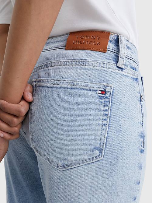 Tommy Hilfiger Venice Mid Cut Cut Cut Rise Slim Jean Pantolon Kadın Denim | TH654FED