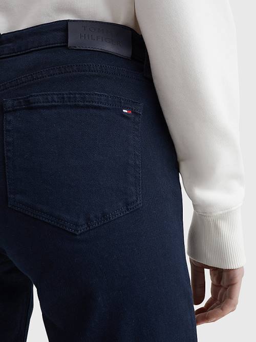 Tommy Hilfiger Venice Slim White Denim Şort Kadın Mavi | TH568NSU